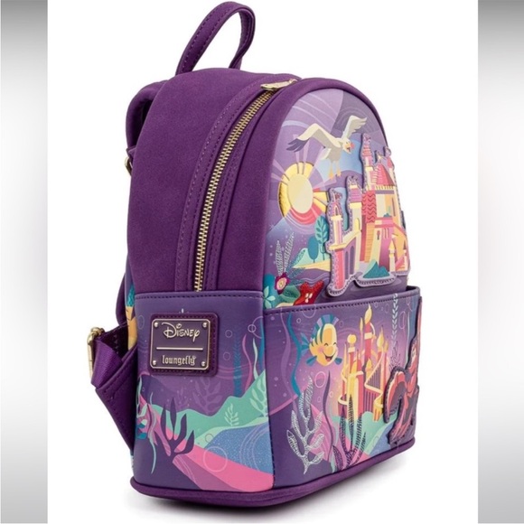 Disney Loungefly The Little Mermaid Backpack - Picture 3 of 5